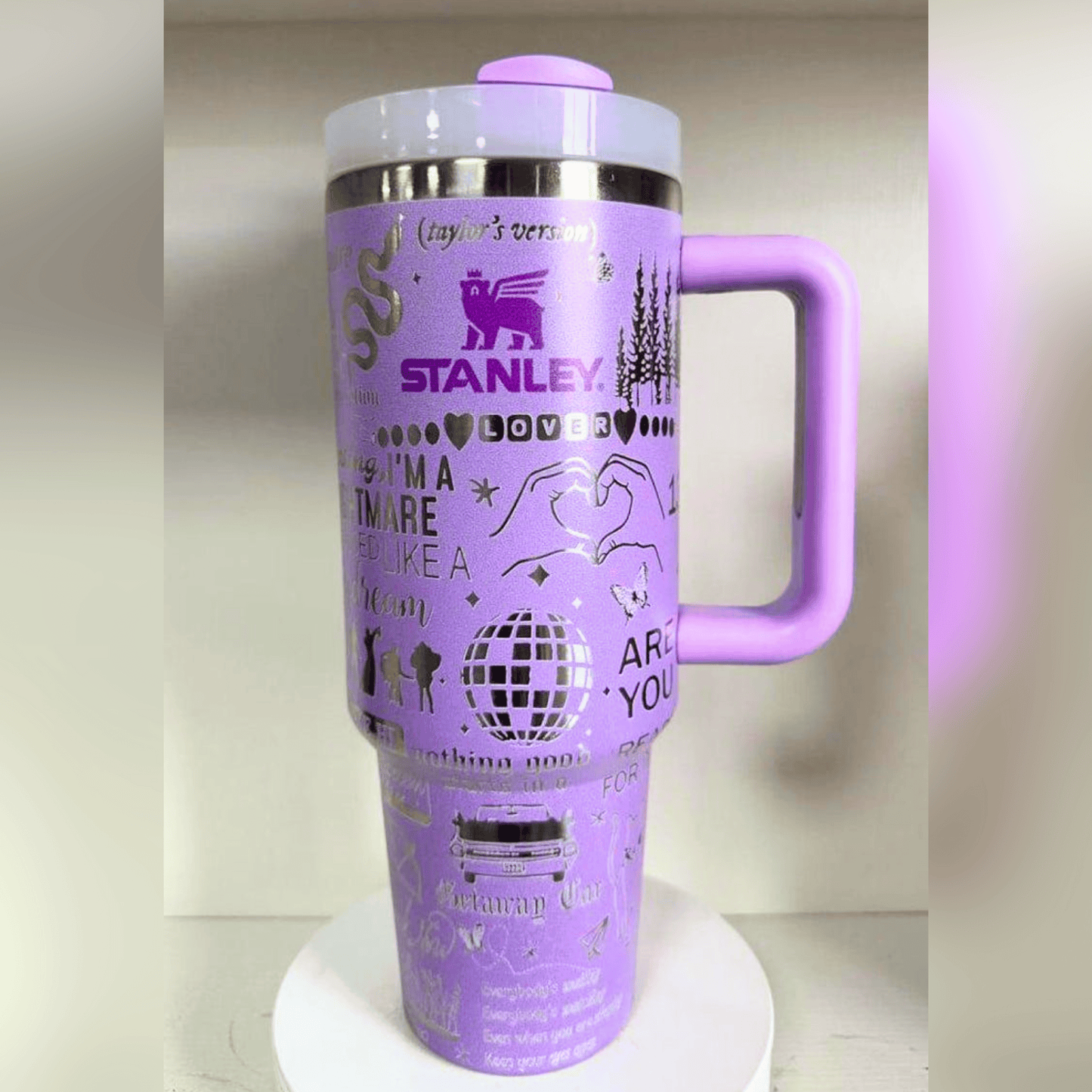 Exclusive: Customized The Eras Tour TS STLY Quencher Tumbler 40 oz / 1.2L + *GIFTS Set 10x Straw Covers* - LIMITED EDITION
