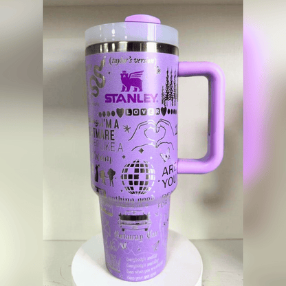 Exclusive: Customized The Eras Tour TS STLY Quencher Tumbler 40 oz / 1.2L + *GIFTS Set 10x Straw Covers* - LIMITED EDITION