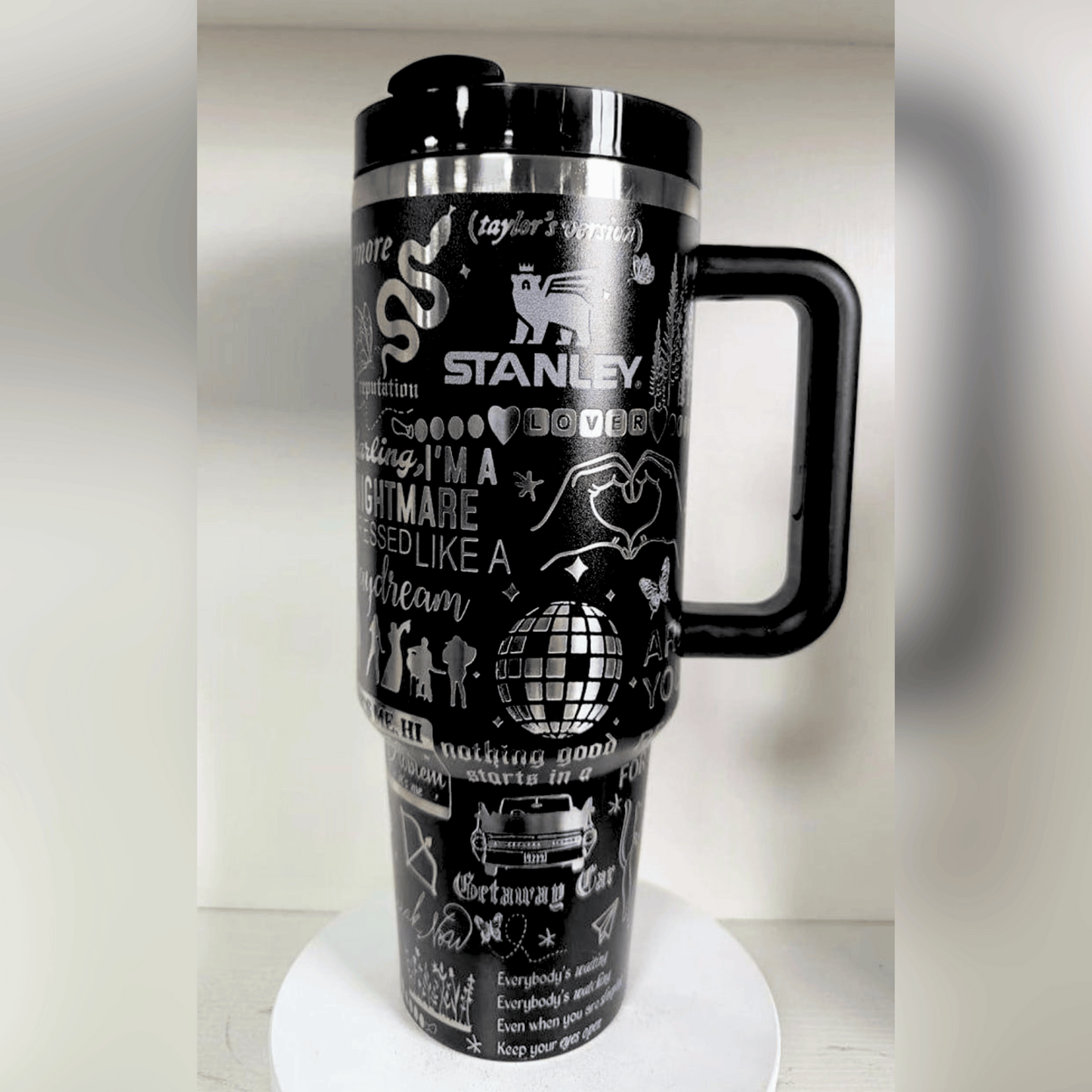 Exclusive: Customized The Eras Tour TS STLY Quencher Tumbler 40 oz / 1.2L + *GIFTS Set 10x Straw Covers* - LIMITED EDITION