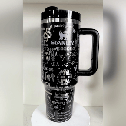 Exclusive: Customized The Eras Tour TS STLY Quencher Tumbler 40 oz / 1.2L + *GIFTS Set 10x Straw Covers* - LIMITED EDITION