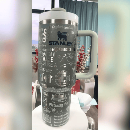 Exclusive: Customized The Eras Tour TS STLY Quencher Tumbler 40 oz / 1.2L + *GIFTS Set 10x Straw Covers* - LIMITED EDITION
