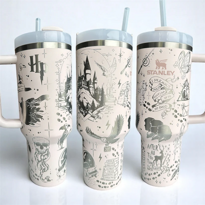 Exklusiv: Individuell gestaltbarer HP STLY Quencher-Becher 1,2 L / 40 oz  + *GRATIS-GESCHENK Set mit 5 Strohhalmabdeckungen* – LIMITIERTE AUFLAGE