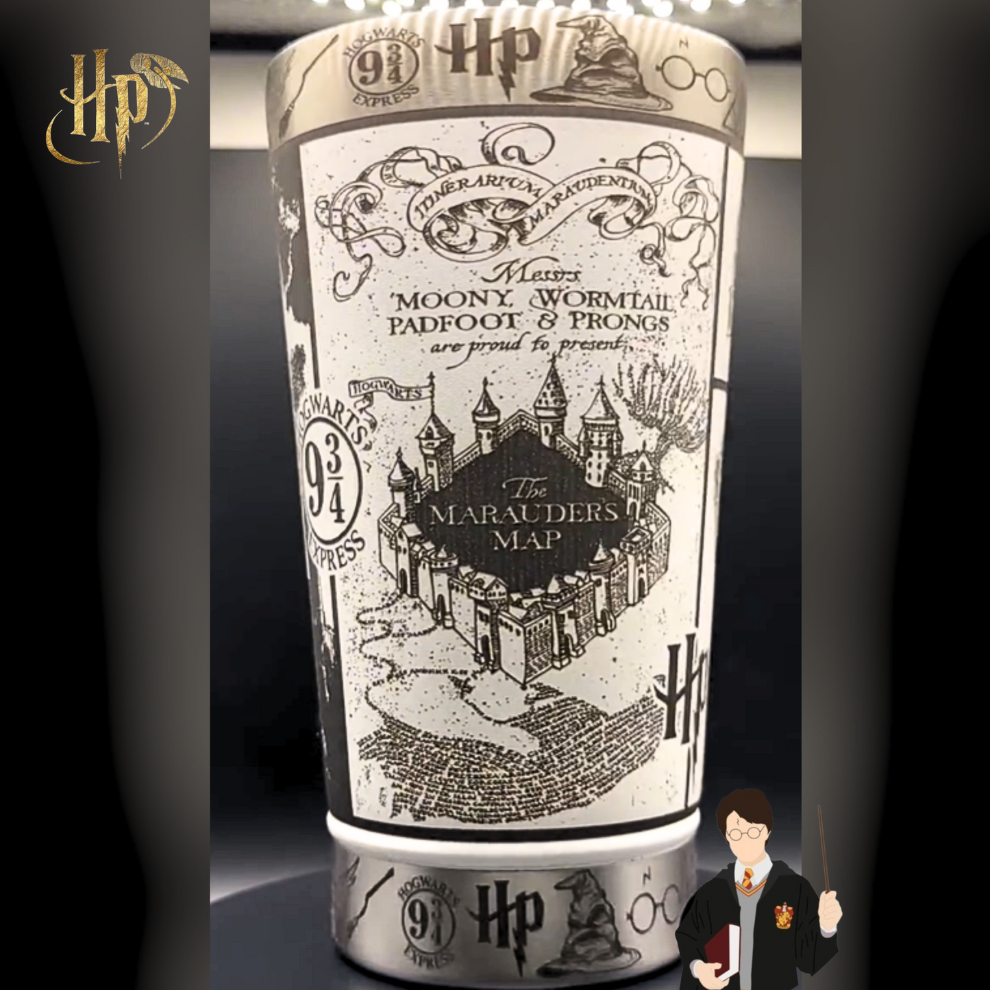Exclusive: HP STLEY Custom Stainless Steel Insulated Cup 16oz 473ml Laser Engraved with Bottle Opener + *FREE GIFT 1x Coasters* - LIMITED EDITION