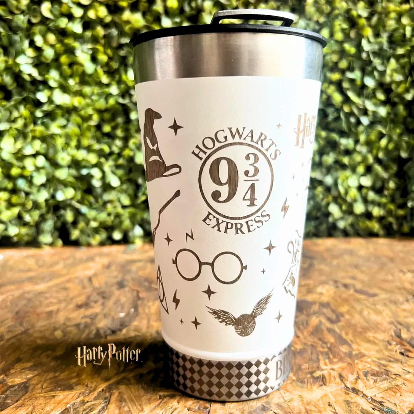 Exclusive: HP STLEY Custom Stainless Steel Insulated Cup 16oz 473ml Laser Engraved with Bottle Opener + *FREE GIFT 1x Coasters* - LIMITED EDITION