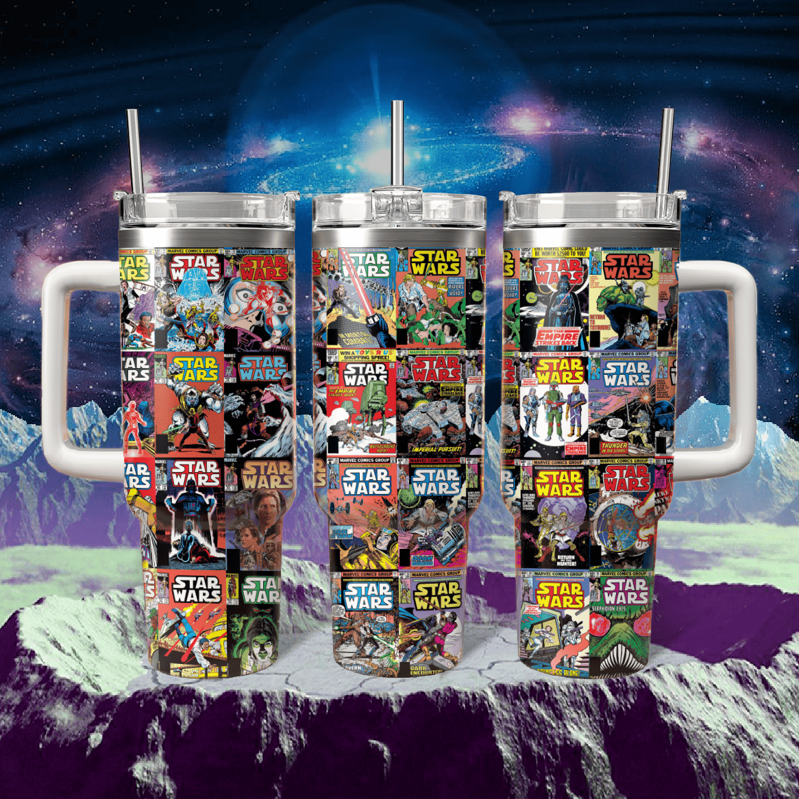 Exclusive: Customized SW STLY Quencher Tumbler 40 oz / 1.2L + *FREE GIFTS Set 6x Straw Covers* - LIMITED EDITION